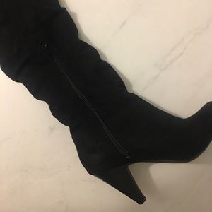 Nine West knee high heeled boot